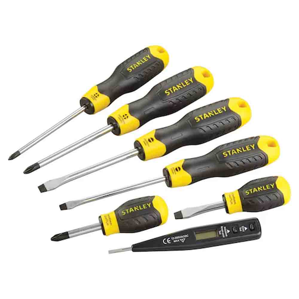 STANLEY® Screwdriver Set with Voltage Tester 6 pc.