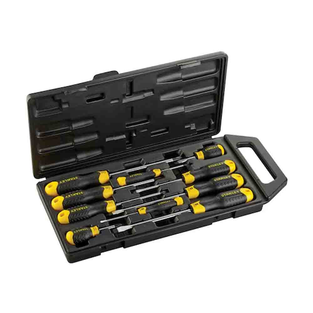 STANLEY® CUSHION GRIP™ Screwdriver Phillips Slotted Set (10 pc)