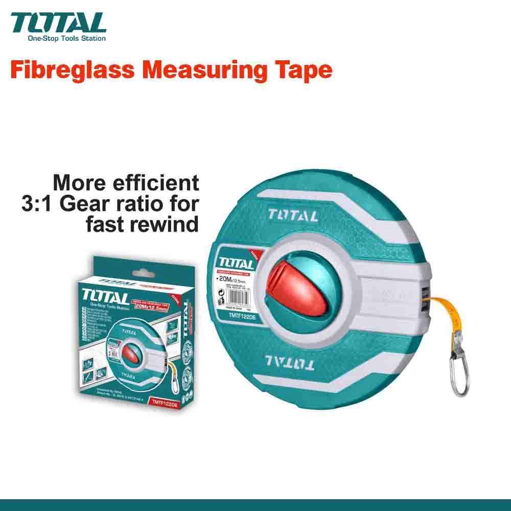 Total Fibreglass Measuring Tape