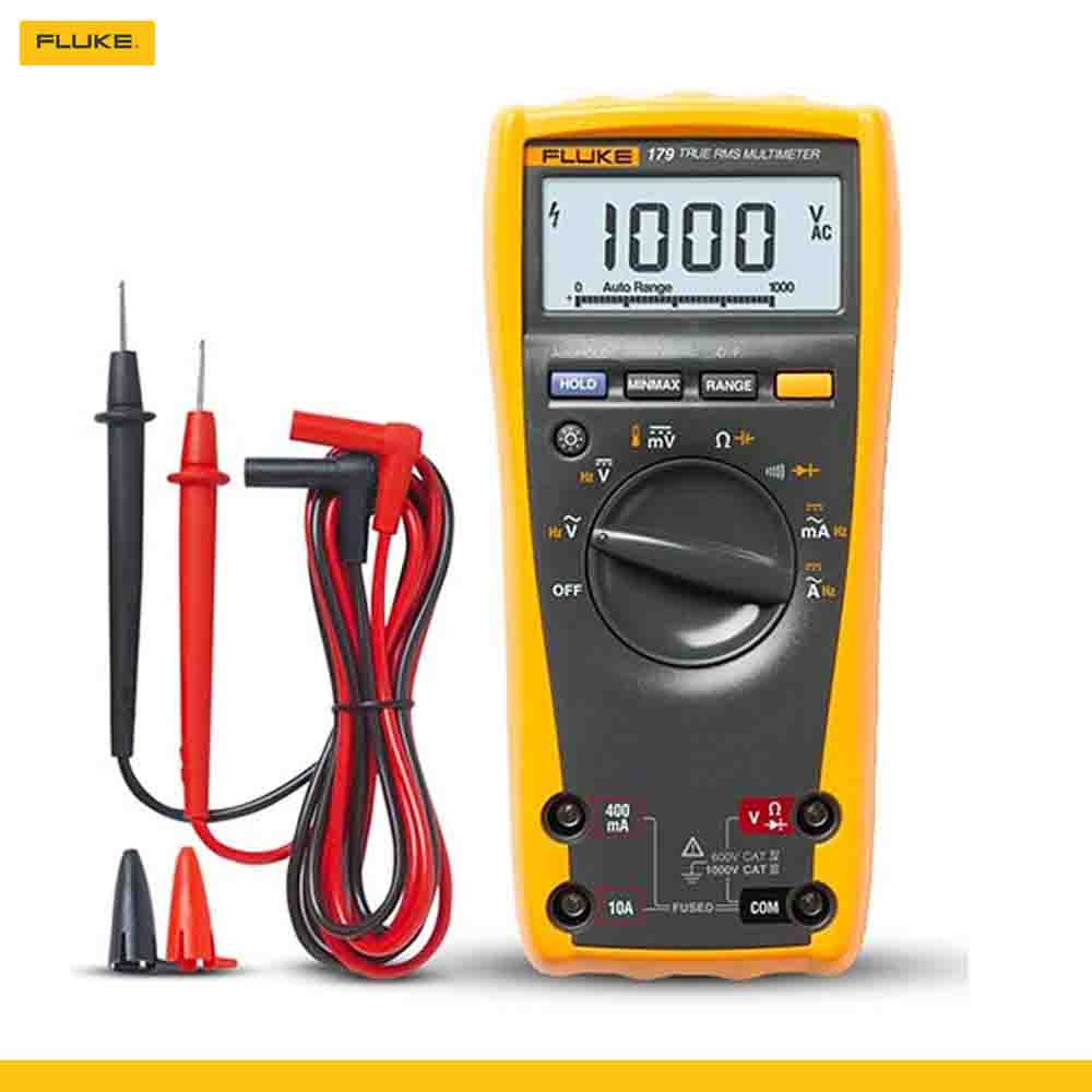 Fluke 179 TRMS Digital Multimeter with temperature readings