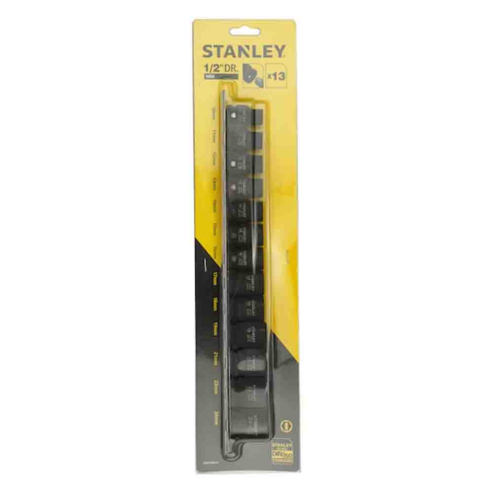 STANLEY® Impact Socket Set 1/2" Standard  (13pcs)