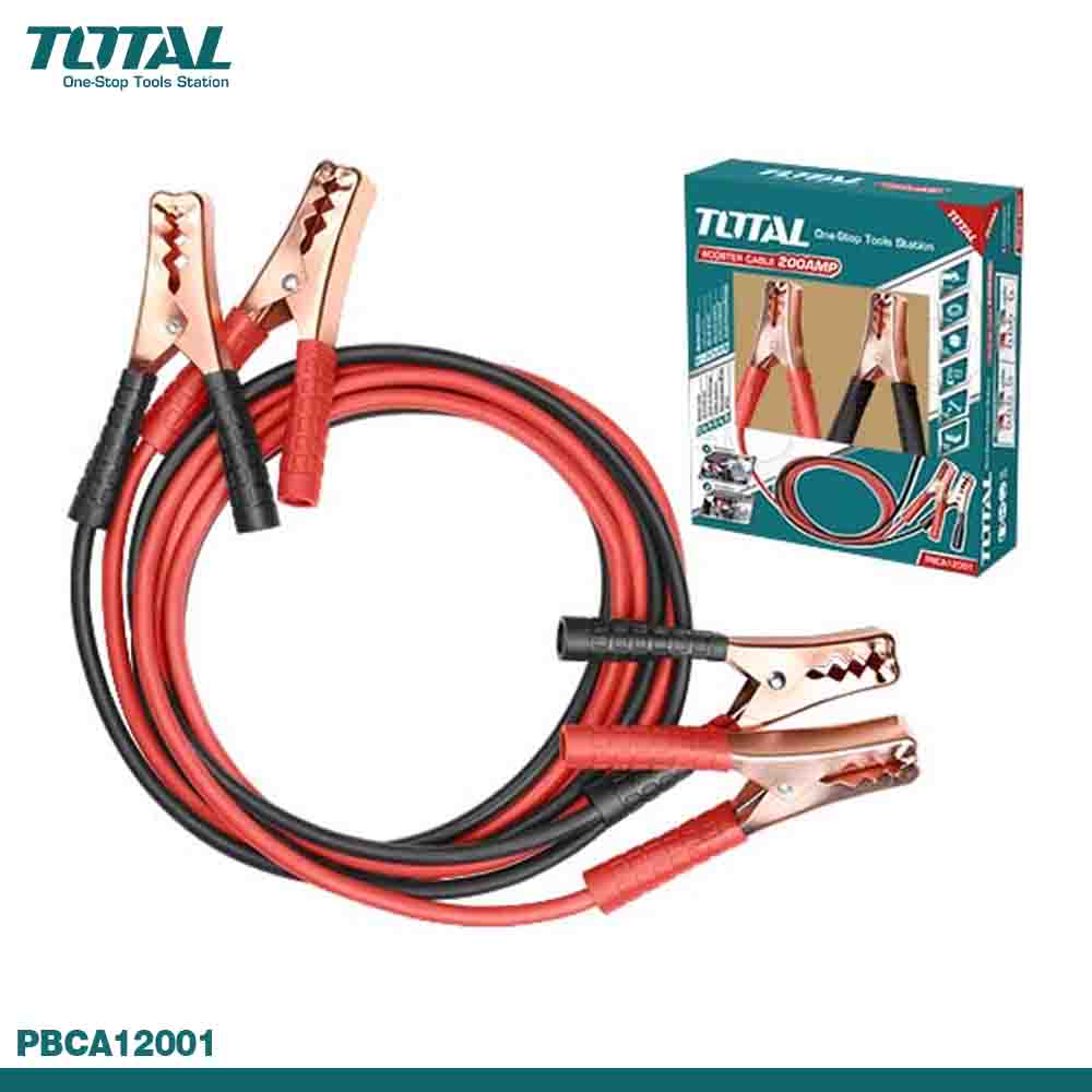 TOTAL Battery Booster Cables