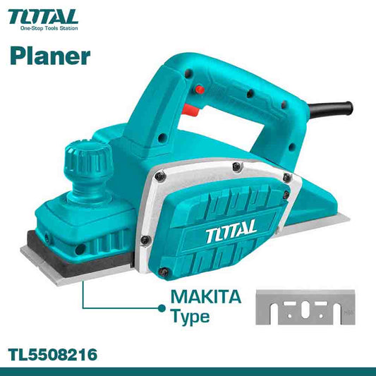 TOTAL Electric Wood Planer 550W