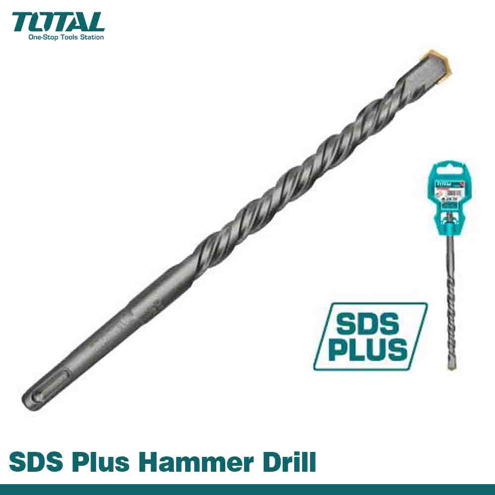 TOTAL SDS Plus Hammer Drill Bit - Concrete & Masonry