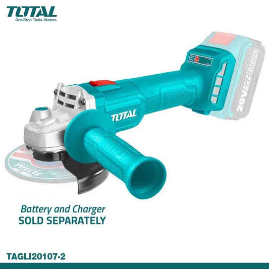 TOTAL Cordless Angle Grinder 20V (Solo)