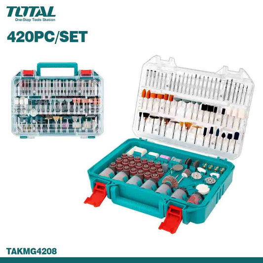 TOTAL Accessories of Mini Drill 420Pcs