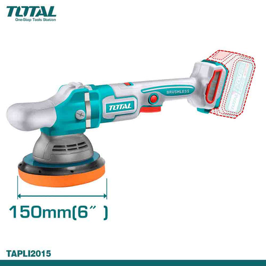 TOTAL Cordless Polisher Brushless Motor (Solo)