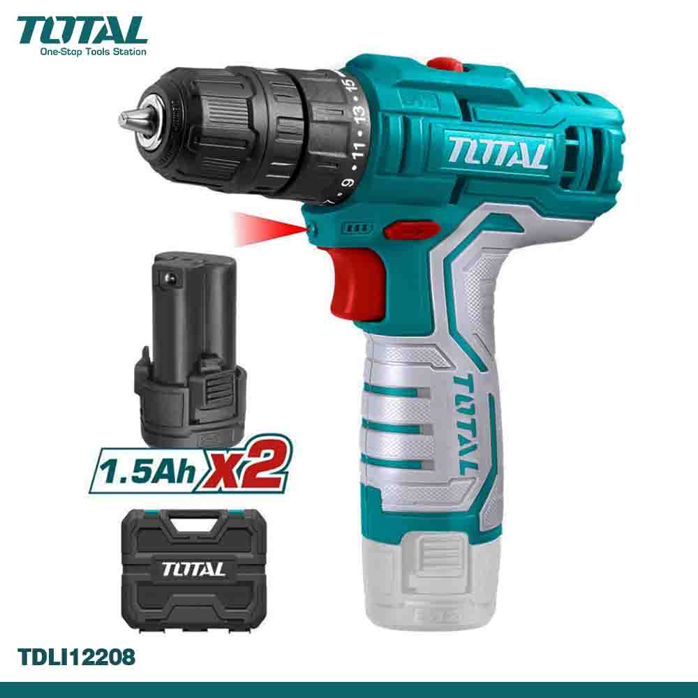 Total 12V Cordless Drill (Battery & Charger Include)