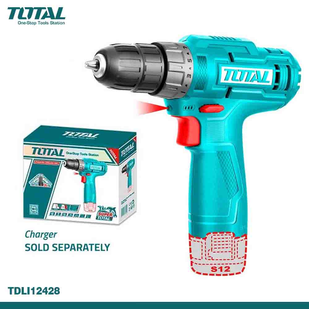 TOTAL Cordless Drill 12V