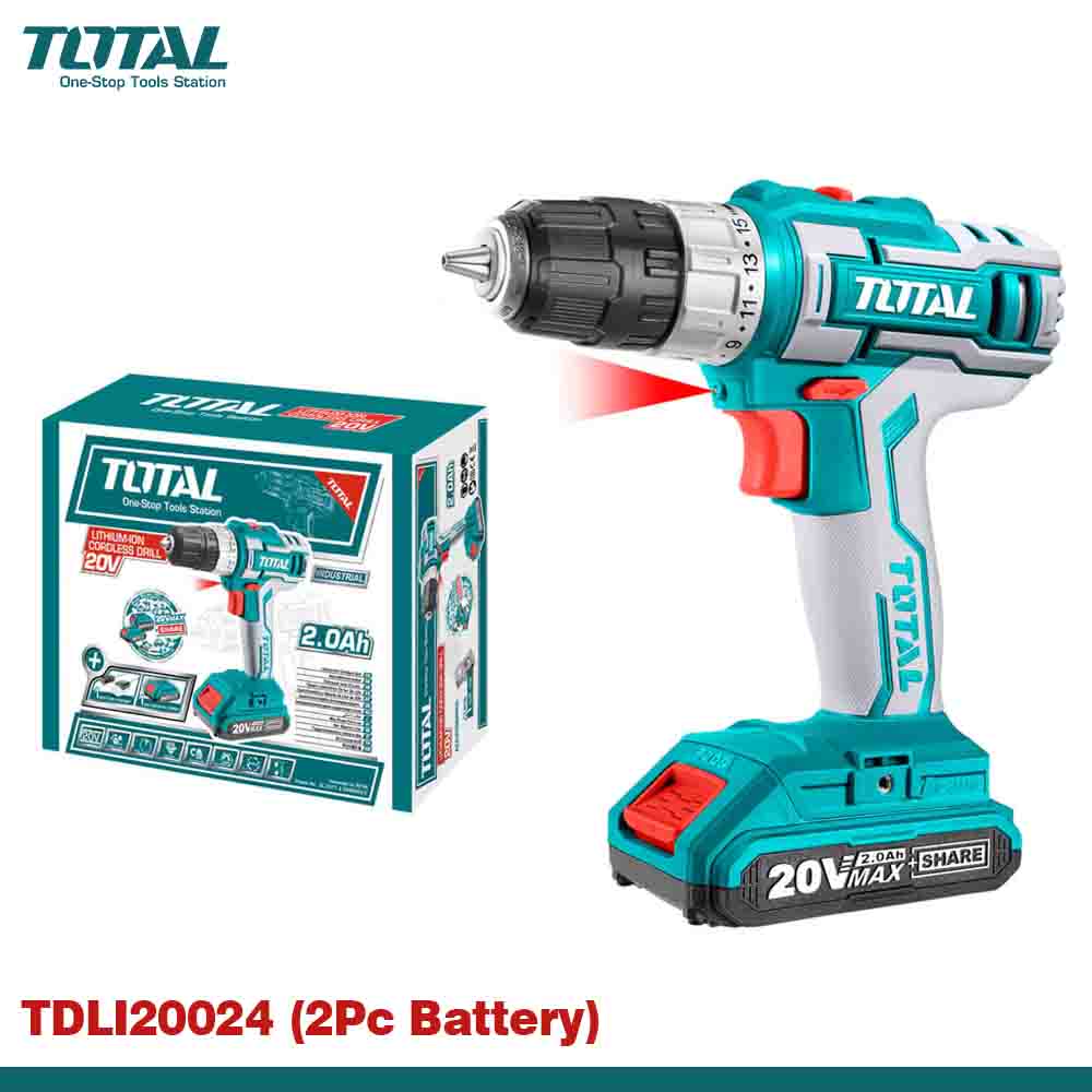 TOTAL Cordless Drill Driver 20V