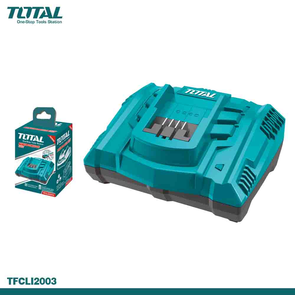 TOTAL 20V Fast Intelligent Charger