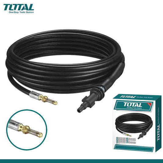 TOTAL Pressure Washer Pipe cleaning Hose