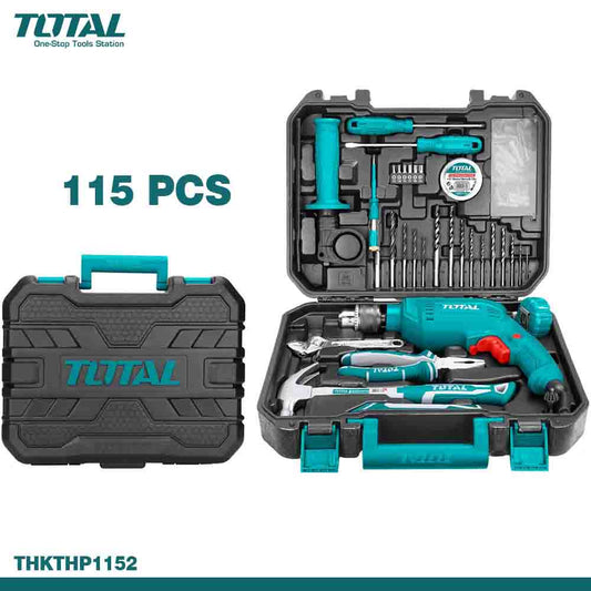 TOTAL 115 Pcs Tools Set