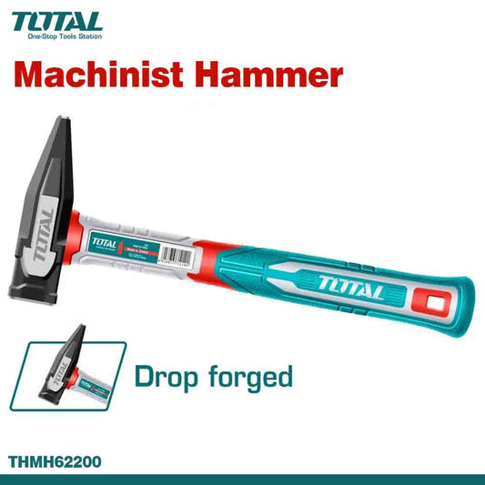 Total Machinist Hammer (Fiberglass Handle)