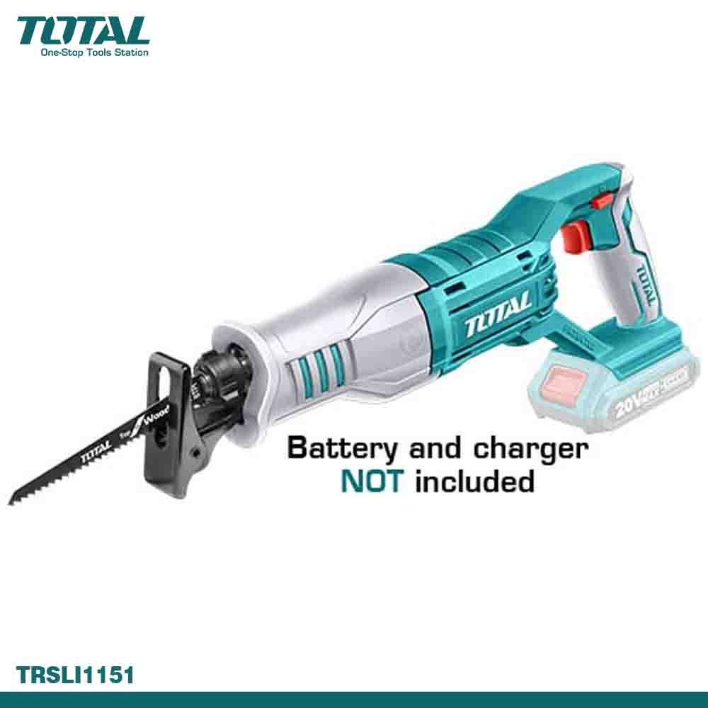 TOTAL Cordless Reciprocating Saw 20V (Solo)