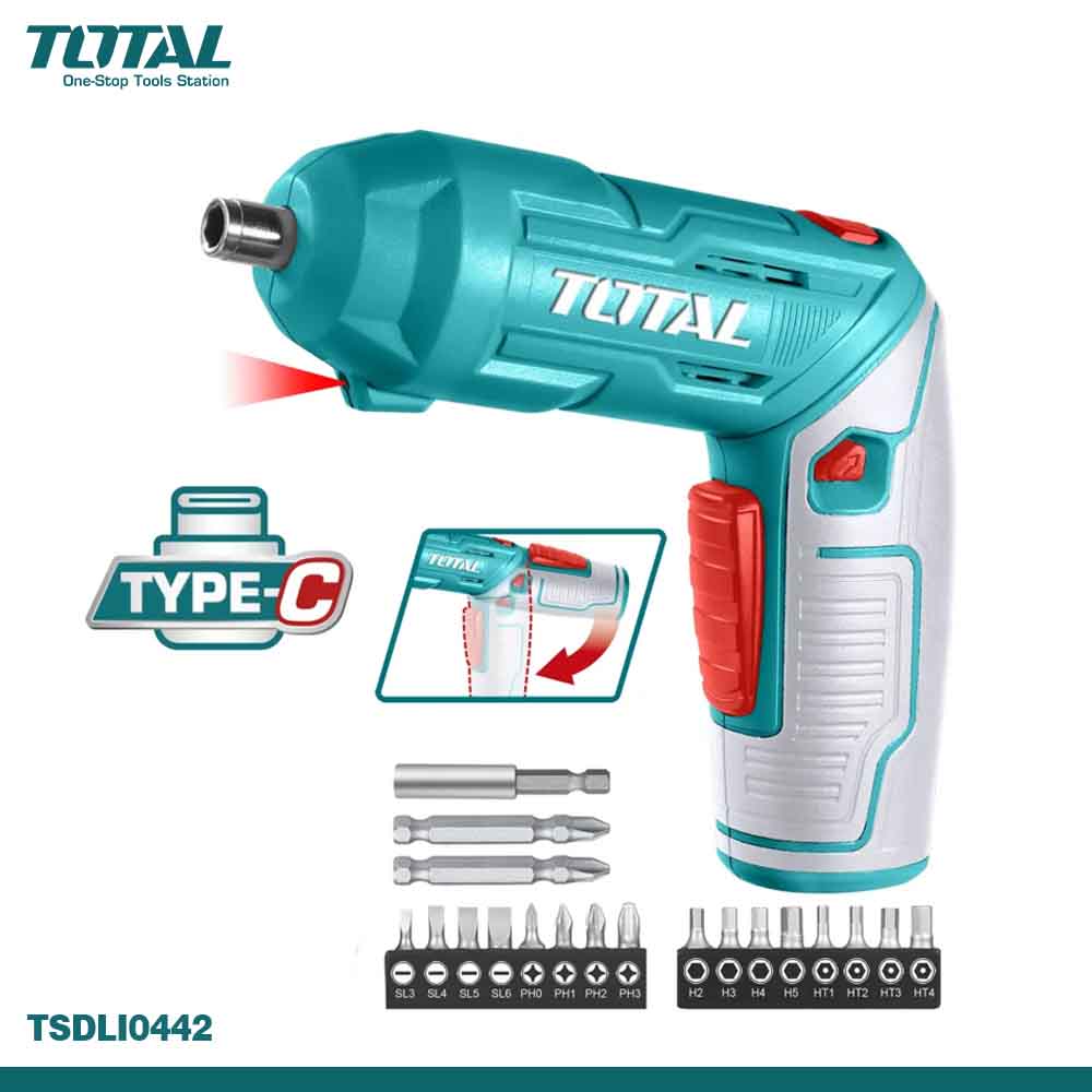 TOTAL Cordless Screwdrivers (4V)