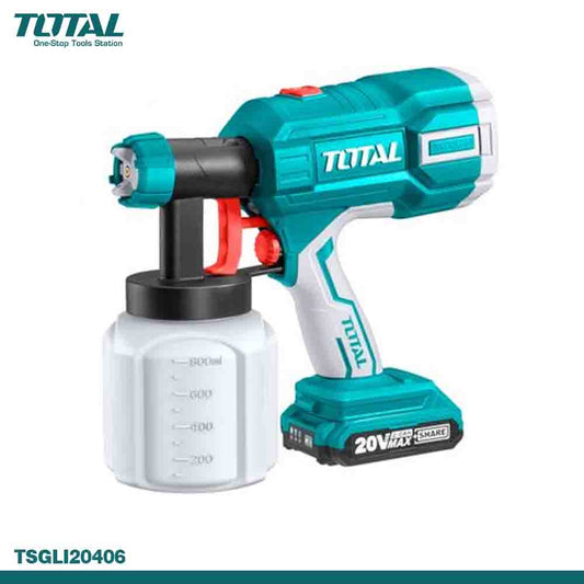 TOTAL Cordless Spray Gun (With Battery & Charger)