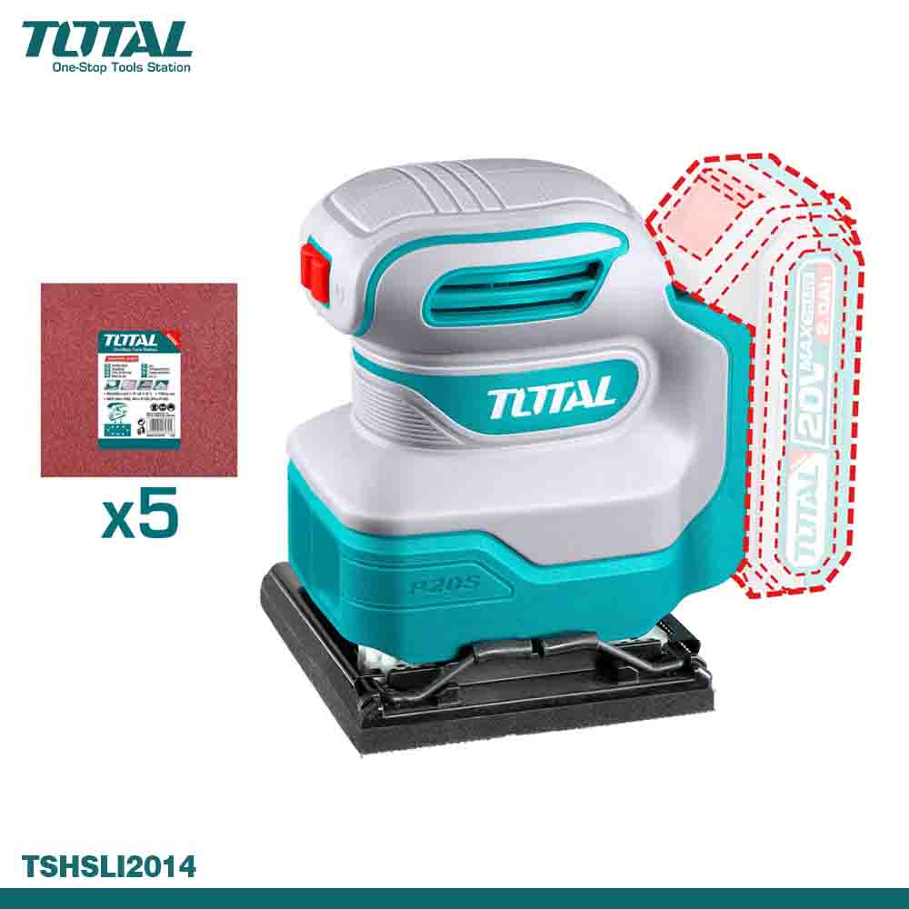 TOTAL Cordless Sheet Sander (Solo)