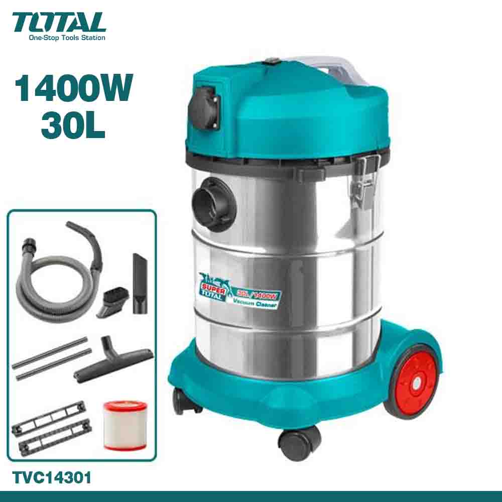 TOTAL Heavy-Duty Vacuum Cleaner 30L