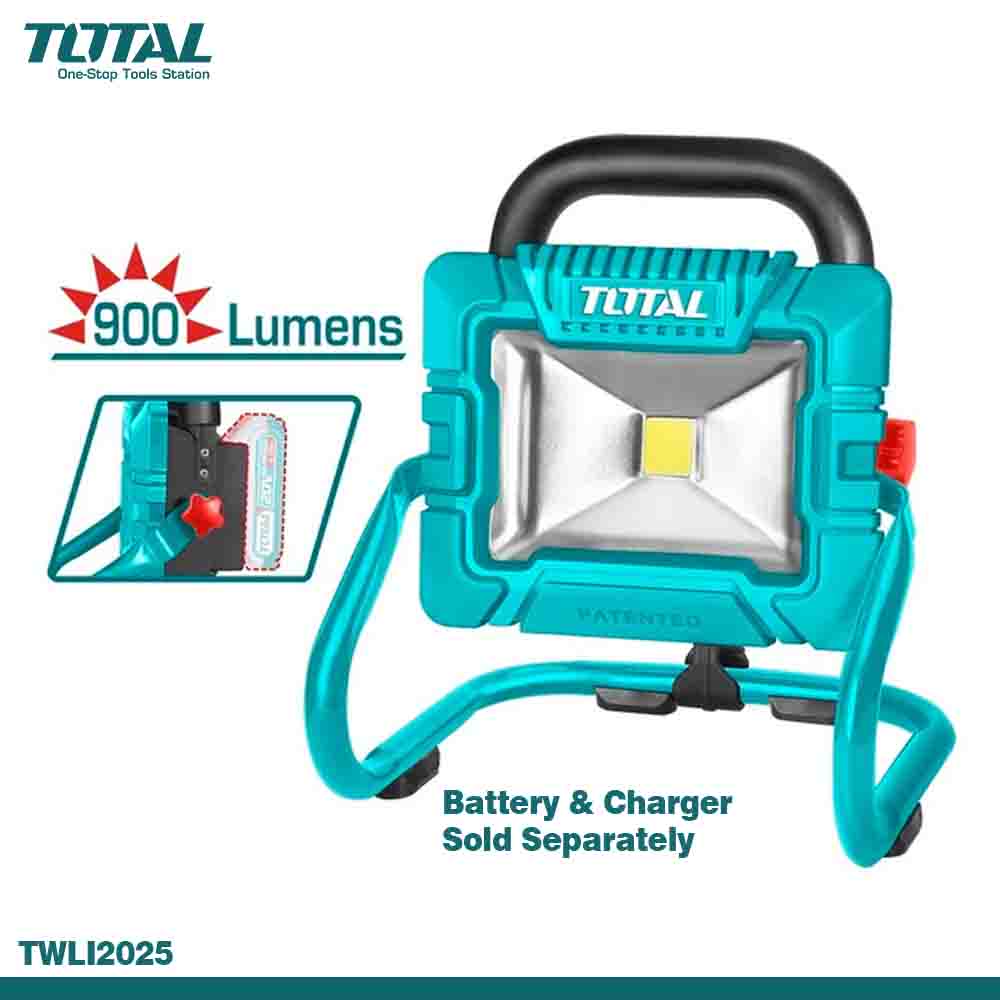 TOTAL Cordless Portable Lamp 1800 Lumens (Solo)