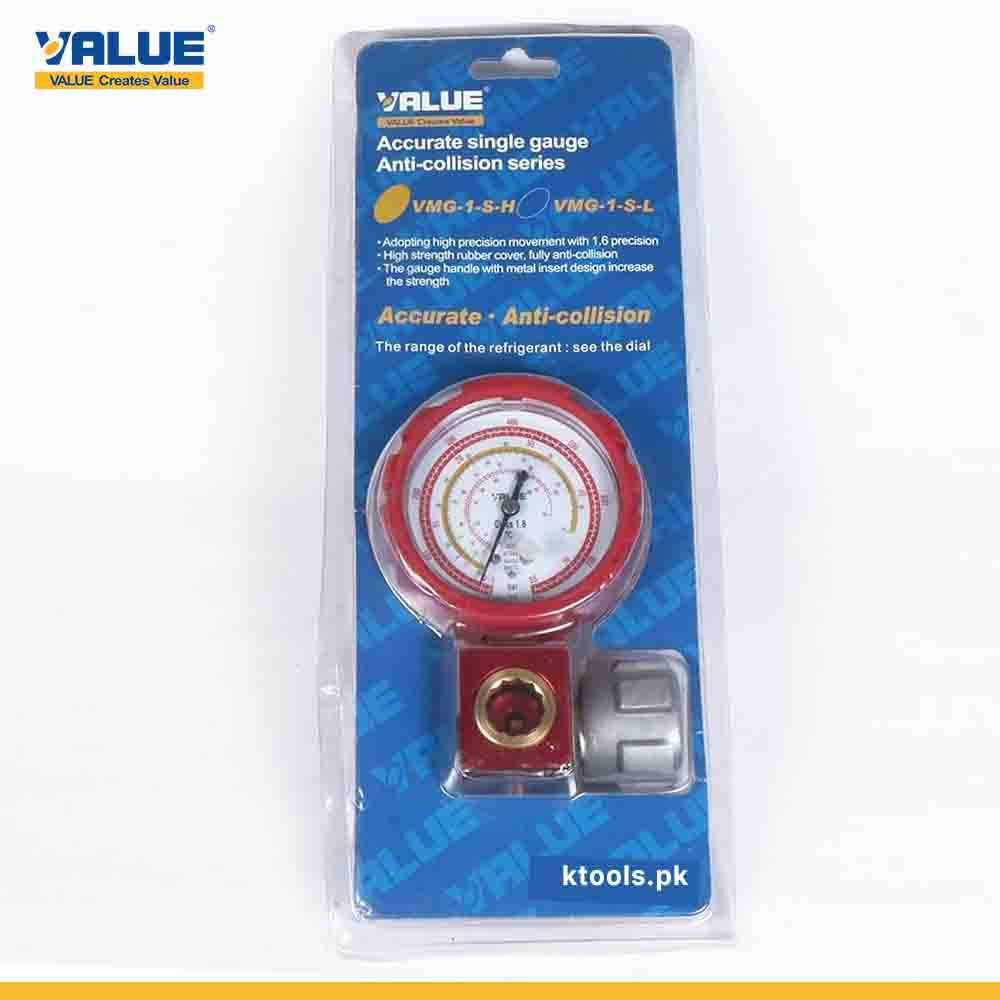 VALUE Single High-Pressure Gauge