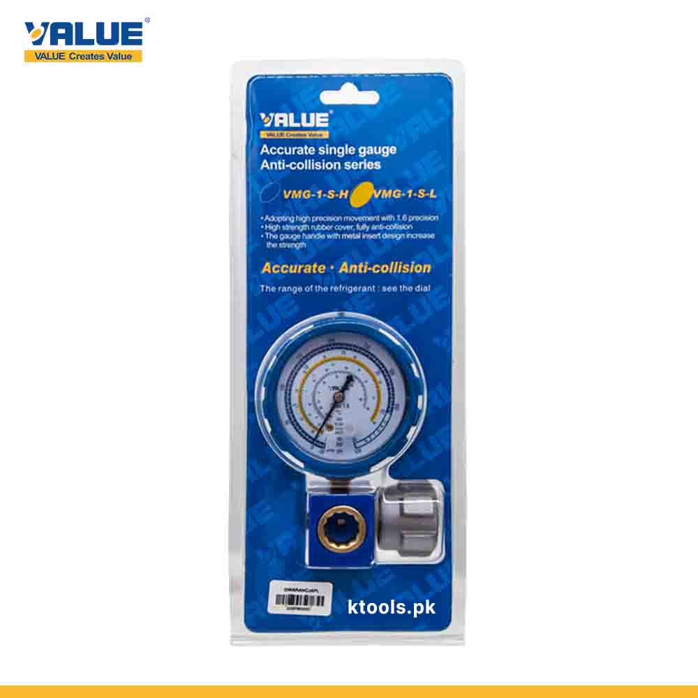 VALUE Single High-Pressure Gauge