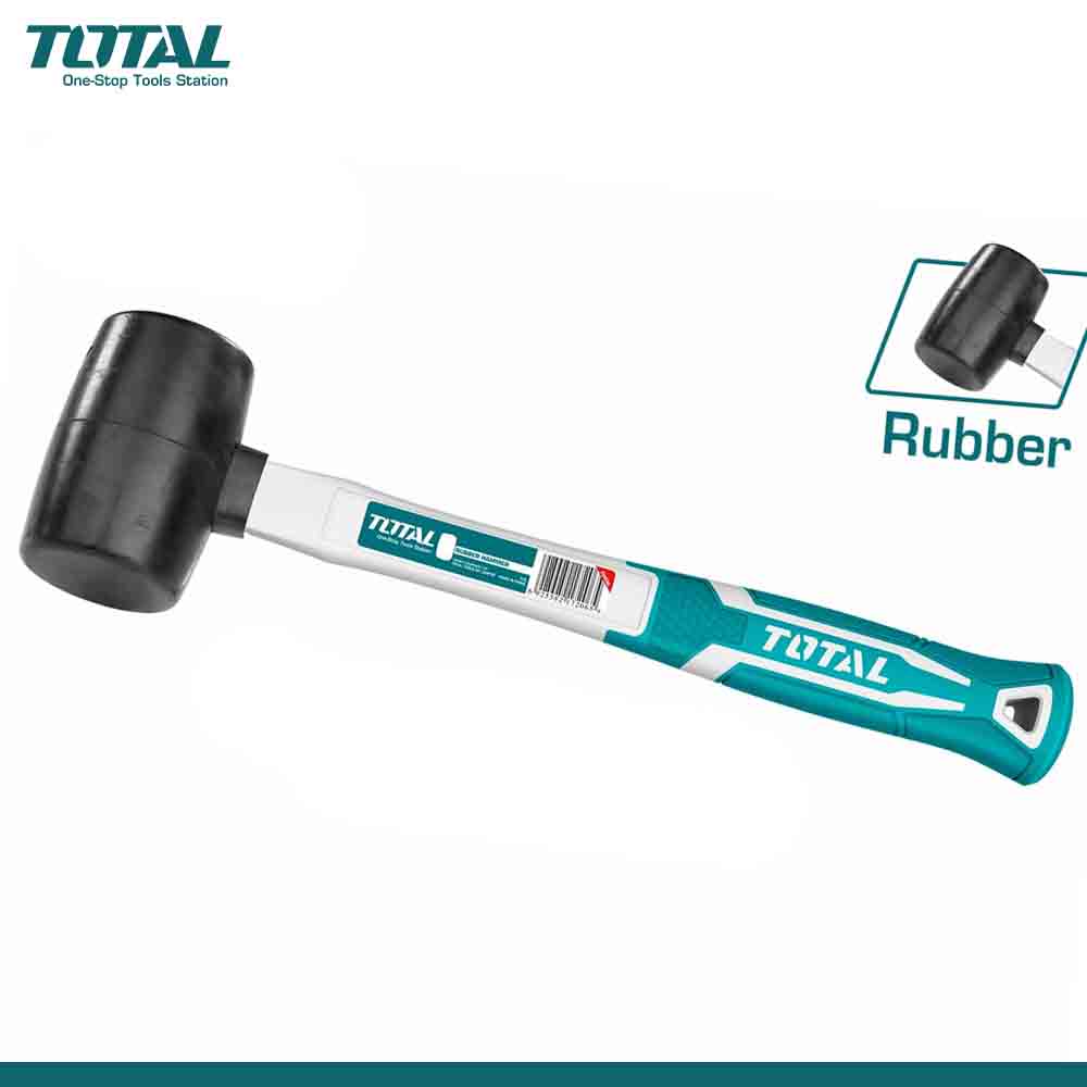 TOTAL Black Rubber Hammer