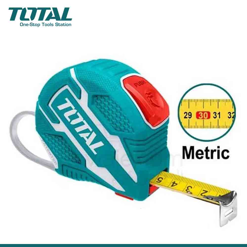 TOTAL Steel Measuring Tape 5m x 19mm