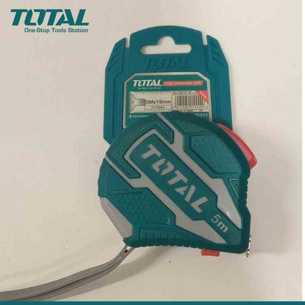 TOTAL Steel Measuring Tape 5m x 19mm