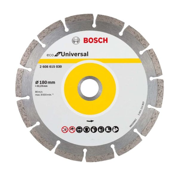 Bosch Segmented Diamond Cutting Disc ECO for Universal 180x22.23mm